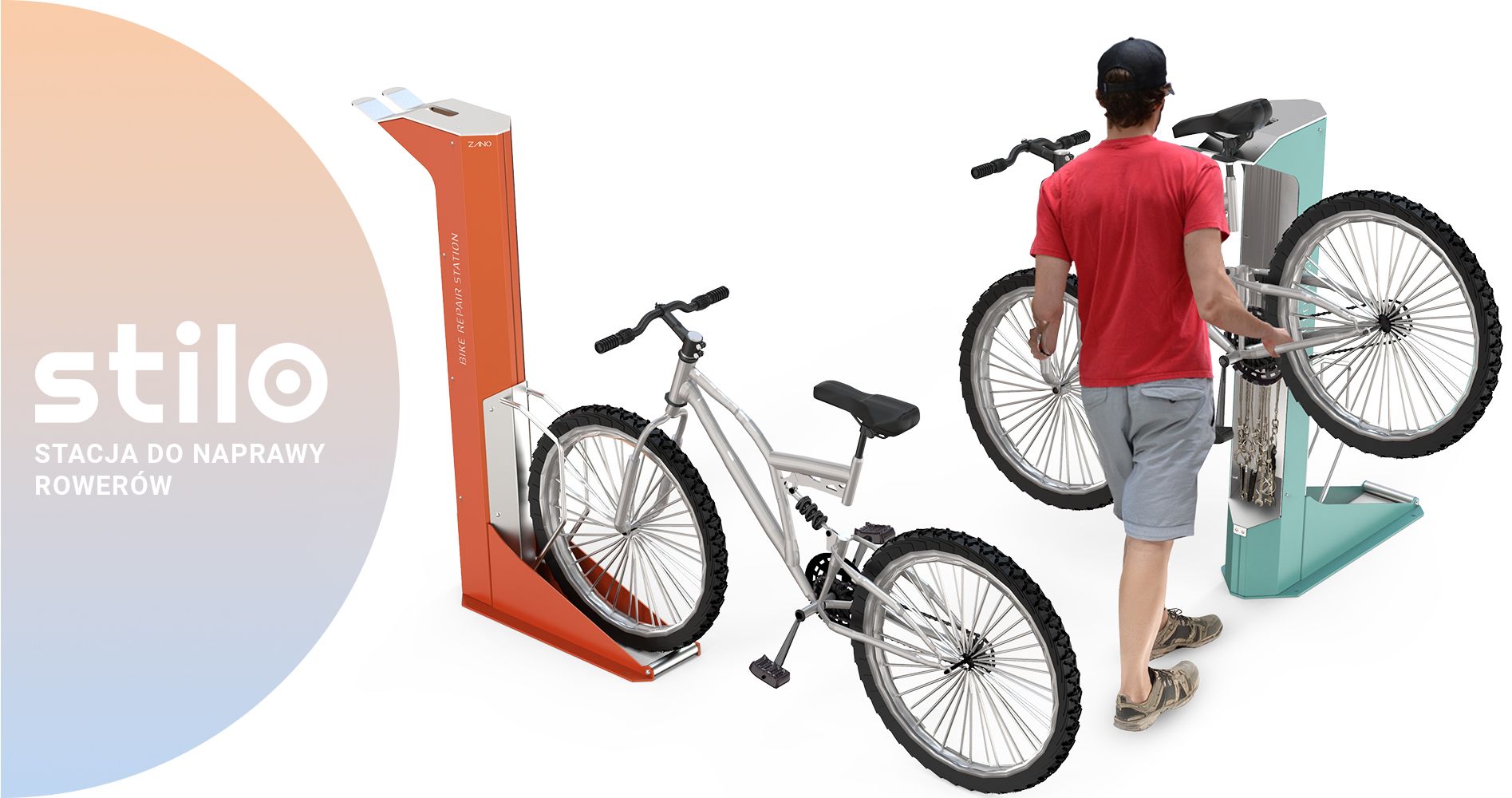 STILO Stazione di riparazione biciclette self-service