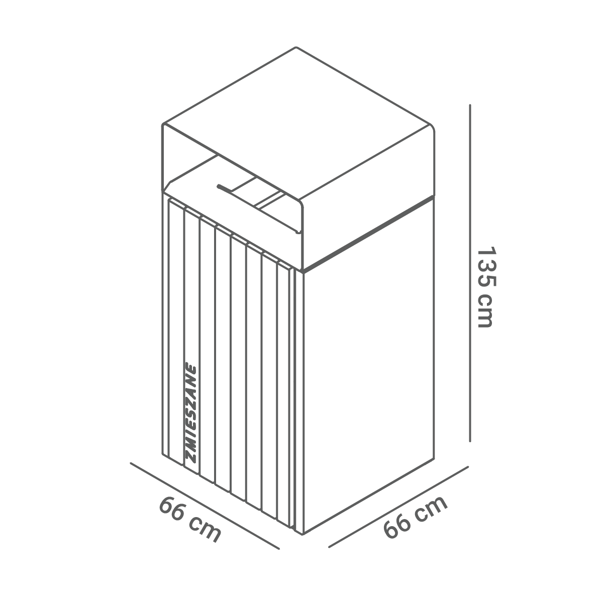 Cestino Quadro 03.076.1 | dimensioni